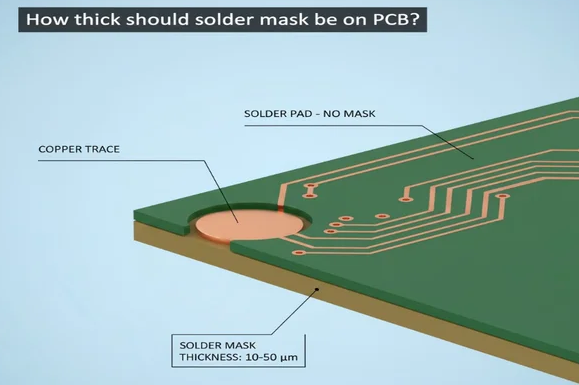How Thick Should a Solder Mask be, https://www.bestpcb.vn/2026/01/23/pcb-solder-mask/