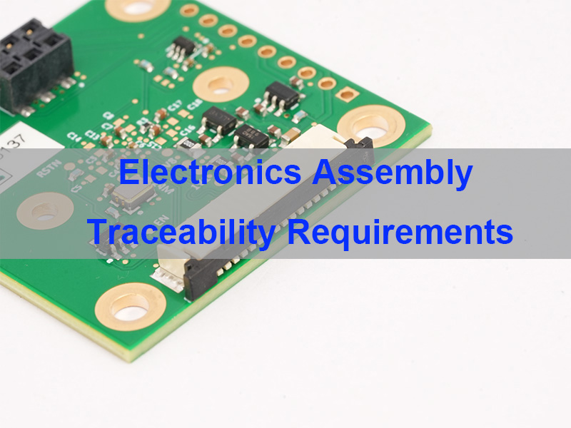 Electronics Assembly Traceability Requirements