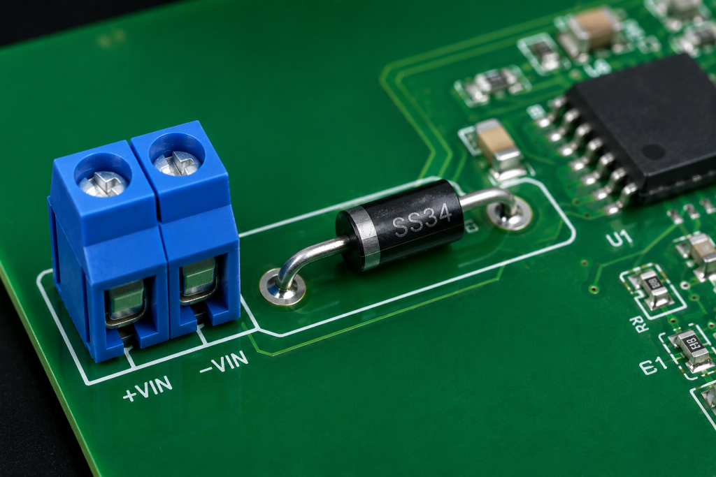 Reverse Polarity Protection Diode, https://www.bestpcb.vn/2026/05/27/reverse-polarity-protection-diode/