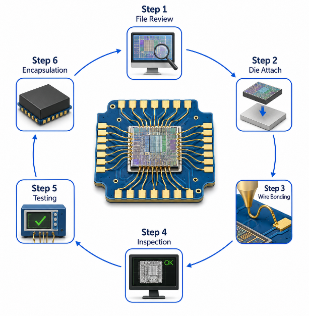 Wire Bonding Process, https://www.bestpcb.vn/2026/07/03/wire-bonding-service/